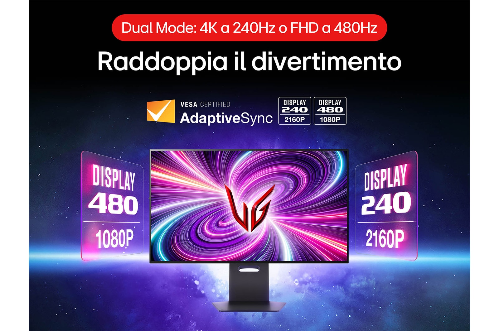 Dual Mode Monitor Gaming 32GS95UV-B